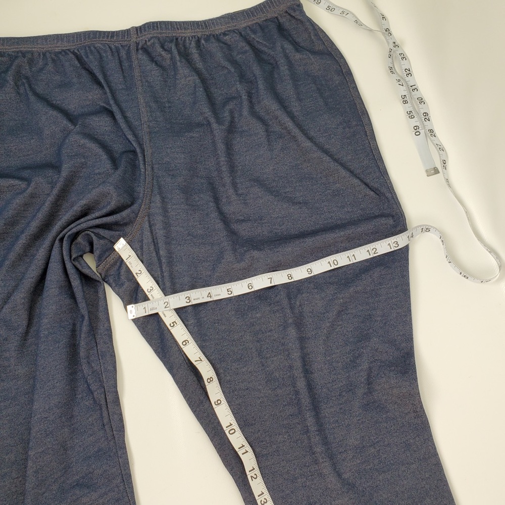 Lane Bryant New blue leggings size 26/28 - Picture 5 of 9